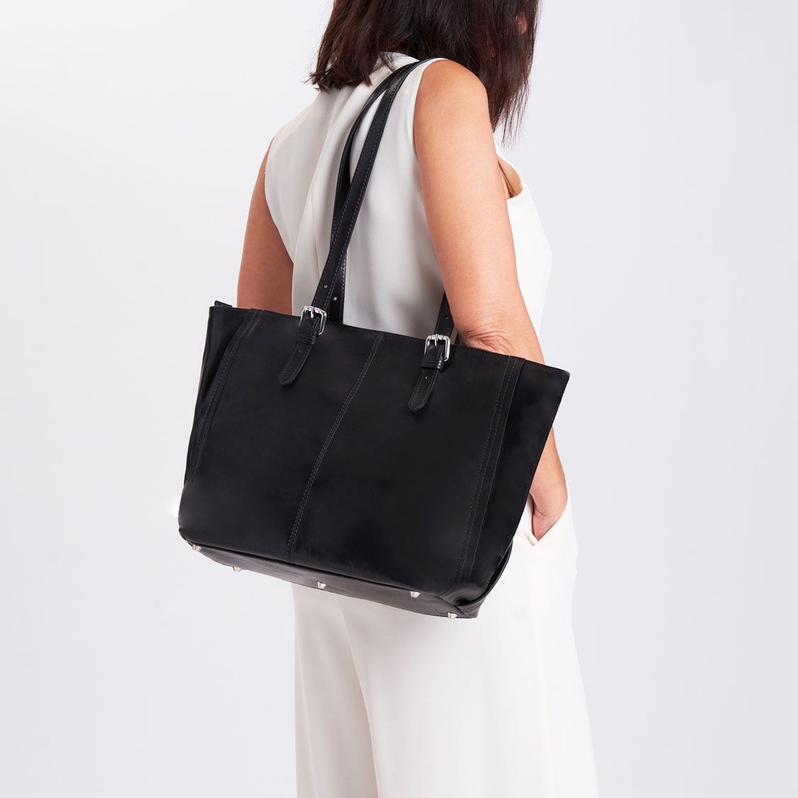 Demeter Leather Bag Black