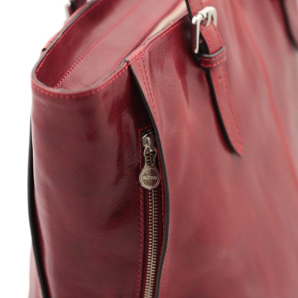 Demeter Leather Bag Red