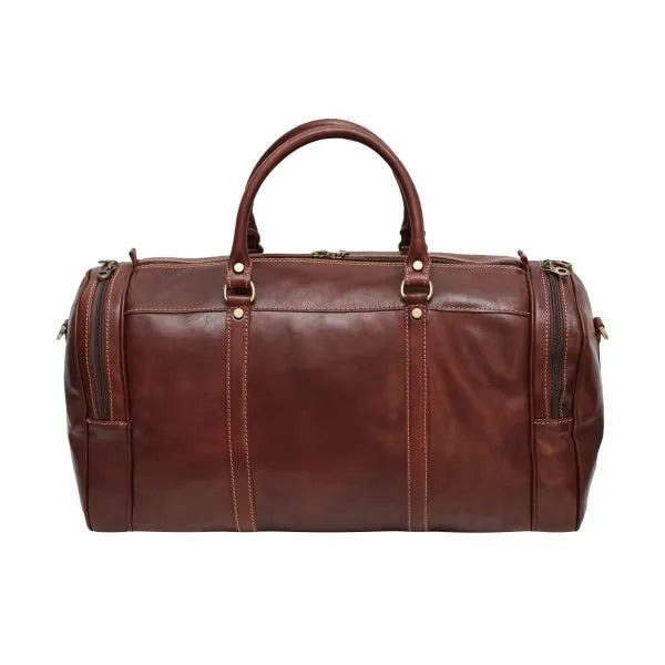 Firenze Leather Travel Duffle Bag – Tuscan Craftsmanship for the Modern Explorer