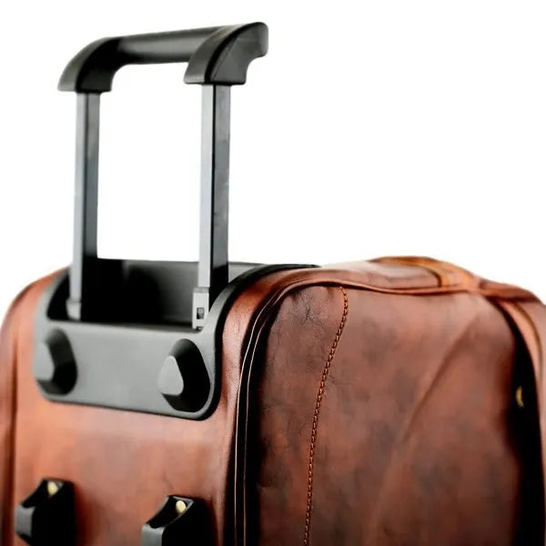Oxford Large Leather Trolley – Handmade Italian Craftsmanship