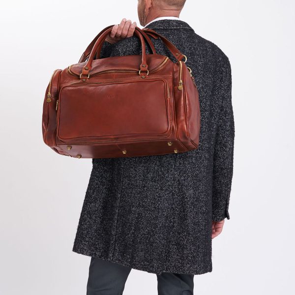 Praga Leather Duffle Bag – Your New Travel Companion