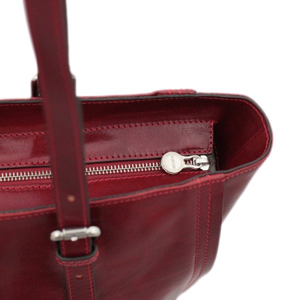 Demeter Leather Bag Red