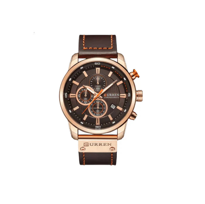 Turim Leather Strap Watch – Classic Elegance and Durability