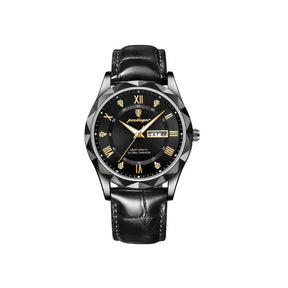 Siena Leather Strap Watch – Classic Elegance and Artisan Quality