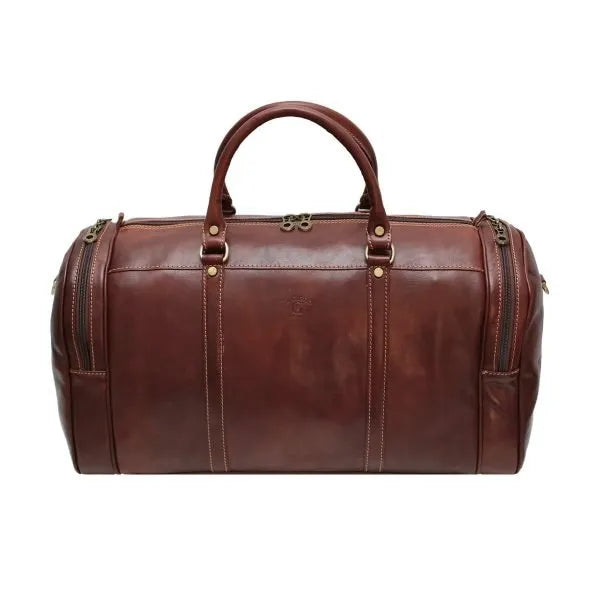 Firenze Leather Travel Duffle Bag – Tuscan Craftsmanship for the Modern Explorer