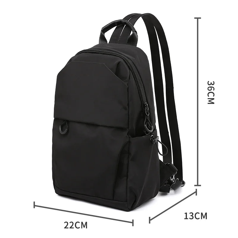 Men’s Leather Laptop Backpack 15.6" – Waterproof, Anti-Theft, with USB Charging Port
