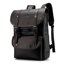 Vintage Genuine Leather Backpack for Laptop – Large Capacity, Waterproof, and Multifunctional for School and Travel