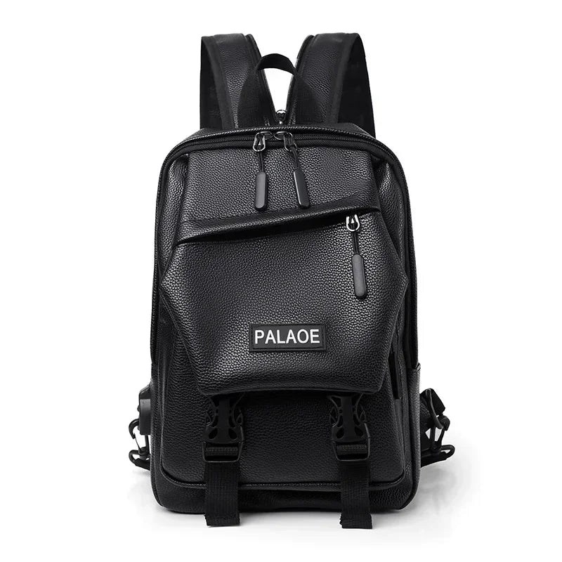 Men’s Mini Multifunctional Backpack – Compact, Stylish, with USB Port for School and Travel 2025