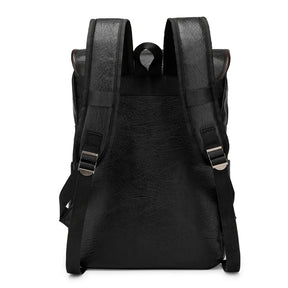 Vintage Genuine Leather Backpack for Laptop – Large Capacity, Waterproof, and Multifunctional for School and Travel