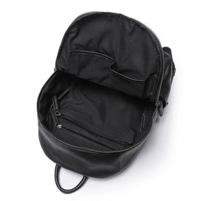 LeathFocus Men’s Vintage Leather Backpack – Classic, Handmade, for School and Leisure