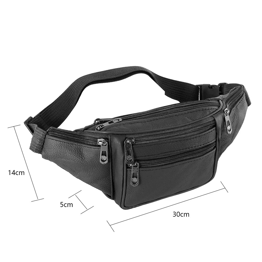 Men’s Leather Messenger Bag – Compact, Spacious, and Versatile for Business and Leisure