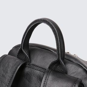 LeathFocus Men’s Vintage Leather Backpack – Classic, Handmade, for School and Leisure