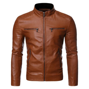 Men’s Vintage Genuine Leather Jacket – Premium Men | Classic Elegance & Tailored Details