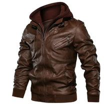Men’s Genuine Leather Jacket – MotorJack Premium | Modern Biker Style in Black