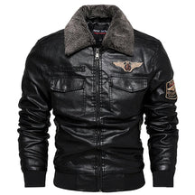 Strength and Style in a Genuine Leather Men's Jacket – Thompson Baker