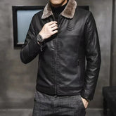 Style and Sophistication in a Genuine Leather Men's Jacket – Borghese