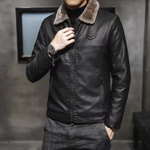 Style and Sophistication in a Genuine Leather Men's Jacket – Borghese