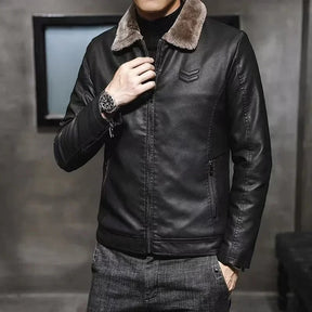Style and Sophistication in a Genuine Leather Men's Jacket – Borghese