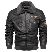 Strength and Style in a Genuine Leather Men's Jacket – Thompson Baker