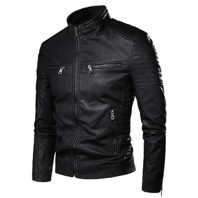Men’s Vintage Genuine Leather Jacket – Premium Men | Classic Elegance & Tailored Details